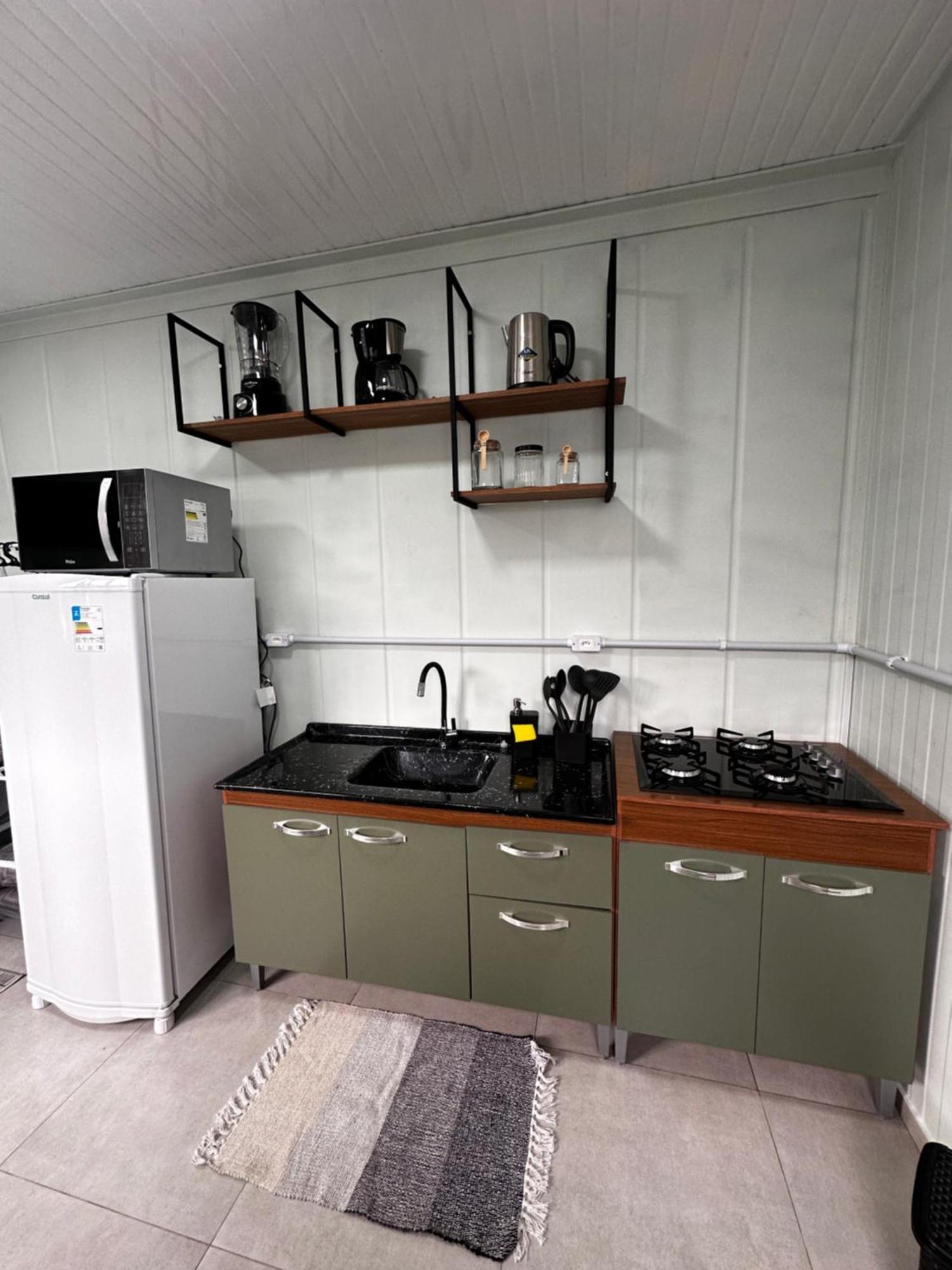 فيلا Kitnet Container Com Garagem ايتابيما المظهر الخارجي الصورة